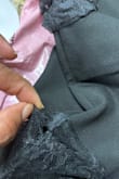 Lace came in torn. It fits nicely but I am afraid it will tear up. - Geeta K.
