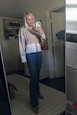 Love this sweater. It's got such a nice casual yet elevated look. Super soft and comfortable. I paired it with jeans and boots. - Karin R.