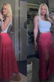 This is such a fun skirt, perfect for summer, and will definitely be making it into my suitcase for my winter vacation to someplace tropical! It fits amazing, so comfortable, and I love the length of it. - Karin R.