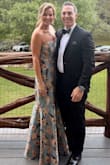 Ordered this for my niece's wedding in blue and mauve.  If you're tan, the mauve seemed a bit washed out. I added cups to give more shape to the bust line.  I received numerous compliments, and it was comfortable dancing the night away! - Tai F.
