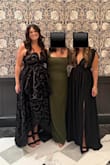 I purchased this dress for a black-tie wedding, and I couldn't have been happier with it! As someone with a larger chest, I was a little nervous about finding a dress that was both flattering and supportive. I ended up having straps added for a little extra support (and the dress taken in a bit by my waist), and it was the best decision. The dress fit beautifully after some alterations, and I received so many compliments. I am also tall and, even with heels that were a few inches, the dress still touched the floor in the back. 10/10 recommend! - Alexa