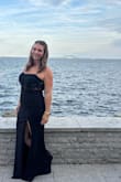 I loved the dress, but I added straps, and honestly, it made the dress so much better. Was able to dance all night. It is NOT a great dress if you have big boobs. - Amanda B.
