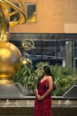 I loved the dress and wanted to give it a try. I tried it, and it looked absolutely stunning. The only problem is that it's too long, and I got it hemmed. But I love it. - Ravuri T.