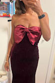 I bought this dress for a Christmas photoshoot, and it's so beautiful and fits perfectly. - Ivy P.