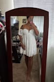 Super cute and would definitely recommend this dress. I'm normally a size 8/ 34B. Would recommend to size up if you have a bigger bust. - Nicole F.