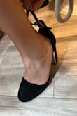 Yo no tengo pies agradables para tacones, mi empeine es muy ancho y estos tacones son muy cómodos. - Judy S.