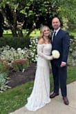 This was the perfect wedding dress I wanted without the heavy price tag! - Mary P.