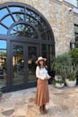 I loved the fit and color and I styled mine for a western day look. You honestly could dress it up. Super excited because I loved it so much. - Jill A.
