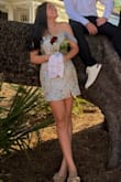 Ordered dress last minute for the HOCO dance at school.  Paid expedited shipping on a Saturday night to receive by 9 pm on Tuesday for a last-minute invitation to the dance.  Literally ordered it less than a week before the event.  It arrived at my house in Louisiana on Tuesday morning around 10 am, and it fit perfectly!  It required ZERO alterations and was absolutely perfect straight from the bag. - Leslie M.