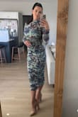 This dress fit perfectly and was perfect for a boy baby shower. I received a lot of compliments! - Liz O.