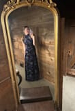 I got SO many compliments on this dress! It fit very comfortably but was also flattering. I danced in it at a wedding all night, perfect fall/winter colors and style. - Jessica C.