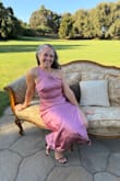 I bought the dress for a wedding. It fit well, but the seams did not line up and were off-center in the back. It was on clearance when I got it, so I got exactly what I paid for. - Kastania C.