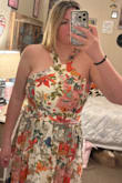 I ordered this dress for my boyfriend's ring ceremony. I've got a larger bust, but I didn't expect this dress to come how it did. It came with the zipper broken and the straps at the top are slightly ripped. You also can't tell much from the pictures, but the breast part of the dress has a different cut on each side. That with a larger bust looks silly on me, and I can't wear this to my event anymore. I think it might be okay if I had a larger size. Hard to tell with the cut being so uneven at the breast part. - Morena F.