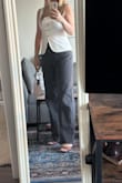 I love everything about it. The fit is curvy, the material is really good, and I'm obsessed! It goes with jeans for a bit more casual look, which I like. Best choice for a date lol - Mana M.