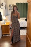 This dress is it! Great quality dress, and can be worn for multiple occasions. Wish it was a little more fitted through the hips and shorter lengthwise, but I'm petite so it's normal for my body type. I have to wear heels or it drags on the ground. - Jessie B.