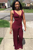 I wore this romper to my sister's graduation and dinner. This romper is a show stopper! It is classy yet very sexy! - Quiana B.