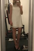 Cute little white dress. It was so comfortable and not see through at all! i'm always satisfied with my Lulus purchases! - Alexa R.