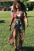 I wore this for a children's Hawaiian themed birthday party, left there and went to an adult Cinco De Mayo day party and the outfit was perfect for both occasions. A fun top that i received so may compliments on! - Shana A.
