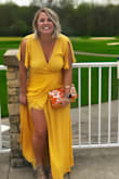 I wore this to a wedding and got SO many compliments. I's flowy and comfortable, but still looks formal. The material is perfect! - Shayla S.