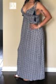 I buy it size small for my graduation and the only thing is that even the small is too big on my chest but that's not the dress fault is my anatomy;) - Kenia A.