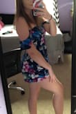 I ordered a size Medium at first and it was a little to cheeky for my liking but I exchanged for a size L and it fit perfectly. I'm usually a S or M in most clothing so ordering a size L was a bit strange. Everything on this website has a different fit so I'd definitely order up with this one. But it is super cute and I love it! - Bailey B.