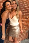 Wore this paired with a necklace and bodysuit also ordered here (don't remember the names) for my 21st birthday and got so many compliments. 5'4 130 pounds ordered a small - Dara H.