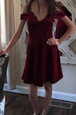 It fits just as I expected it to fit and the material is amazing! I got so many compliments on this dress and it just looked realky good on. - Marilu R.