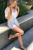 Super cute to wear with rompers, dresses, anything! True to size. - Lisbet T.