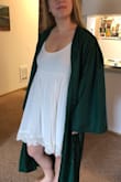 Nice quality, so fun! Wearing under my college graduation gown. Photo shows trying it on! - Tina C.
