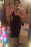 I admit, I bought this dress because I saw Lauren Burnham wear it on the The Bachelor, and it is a stunner! I am 5 foot 3, and the dress hits a little below the knee. If I really wanted it shorter, I could get it hemmed, but I chose not to mess with it. I'm planning on wearing it to a wedding. It's comfortable and is easy to put on. It's very sexy and pretty tight fitting, and normally I don't like that kind of look, but I LOVE this. Pair it with some black heals and you're ready to go. It will be worn for years to come! - Carissa H.