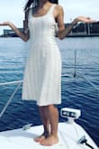I'm obsessed with this dress, it's really form flattering if you're pretty tall like me, and have curves. It's pretty classy looking but also a bit sexy with the side lace. - Darrin N.