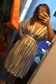 I love this dress! The bust is a little baggy, but with the cut, it's very hard to tell.
I will be wearing this all summer, it is so flattering. I highly recommend!! - Sarah F.
