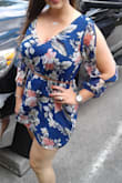 Dress design looks exactly like the photo! A little big around the waist, but nothing a little belt couldn't fix! - Michele G.