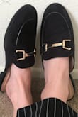 I wasn't expecting to keep these shoes because mules usually don't fit my feet well. But these fit great and are perfect for work and casual! - Katherine R.