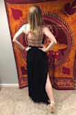 This dress is amazing!! It runs pretty true to size. I normally wear a small and I sized down because the was a pucker in the side straps. The XS fit perfectly!! - Chloe W.
