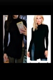 This top fits just right in the arms, length wise and chest except for around the neck, it runs a little small. The material is a lot thinner than expected but it is very soft.
Definitely a date night or going out top. - Deven H.