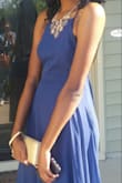 I bought this for my daughter to wear to her junior prom. The dress was simple but beautiful! She received so many compliments on how elegant she looked with just a nice necklace. - Tonya L.