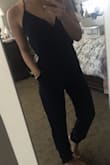 This was my favourite purchase from my last haul. And I want all the colors. You can wear with or without a bra. My chest is a little larger, so I have to tie the halter a bit tighter to keep them in, but with my height I couldn't go a larger size. It is a little Long for me, but it rolls at the legs nicely and you can't tell. I doubt I'll even bother hemming because it looks normal and holds well even with a lot of walking. (Picture isn't rolled) - Tiffany B.
