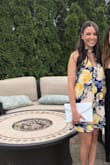 I wore this dress to a spring wedding, I love the pop of color throughout. So comfortable and fun! - Dana S.