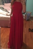 I bought this dress for prom and it is perfect!! It fits true to size, the material feels very nice, and is overall great for the price!! I also love that the straps are adjustable - Rachel S.