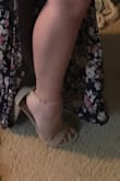 The heel of my foot lifts off from the back not sure if I ordered to big or if it's just the mechanics of the shoe design I don't think I could walk around all day in these bad boys also my toes push out like sausages mehhh - Katie S.