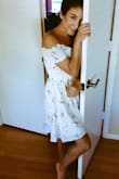 This fits so perfectly! Not too short or too long :) I feel this dress is the Romeo to my love story <3 - Melanie G.