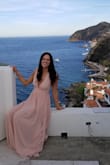 This fits perfectly. It did not need to be hemmed as I wore it with wedge sandals. It is well made. I wore it to my mom's wedding and received lots of compliments. - Annette T.
