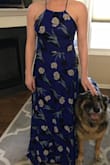 I felt a little too bulky in this dress but it's a beautiful color, comfortable, and adjustable and should look lovely on most people. If you're shorter you will definitely need it to be hemmed...no matter how high your heels are. - Molly S.