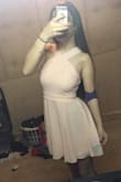 I ordered a small I don't mind the fit It fit nicely around my my body, it could have been a bit tighter it was a nice length (I have long legs) but the straps were a bit to long I'm thinking an xs next dress I order, the material is beautiful though! Over all I love this dress - Felicia M.