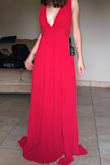 I am in love with this dress, it fits me perfectly, except for the length, but I am small. The fabric is really nice. I would definitely buy the same dress again in another color. - Elysa