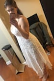 Ordered this dress for my bridal shower, and was so happy with my purchase! I ordered a large and I had to get it tailored a little but it fits great & comfortable too! - Ashley V.