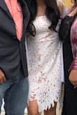 The dress was overall beautiful! I needed something elegant yet not too much for my confirmation! However I'm usually a medium when it comes to dresses and I think I still did good on getting a medium on here because If I got a small it would have probably not fit from the top. So I was expecting the dress to be completely tight from my body but it was only tight from the top and loose from the bottom. But the quality of the dress was great. Really is worth your money! Loved it (: - Sylvia J.