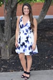 This dress was perfect for my graduation! I ordered it last minute and it arrived just in time. In my limited time before the graduation, I couldn't find a bra that would have fit the dress -- petals worked perfectly for the dress! The dress straps were a little loose without a "real bra" but it was fine otherwise. Super comfortable and love the a-line style! - Taylor N.