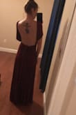I love this dress for the most part! It's comfortable and there are so many things you can do with it! I got a small but I am 5'8" and the dress is just a little short so I won't be able to wear heels with it unfortunately. I took a picture of how I plan on wearing it as a bridesmaid in an upcoming wedding (I bent my knees a bit so you can't see my feet haha). - Kali H.